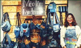 9X kiếm tiền và lan tỏa lối sống xanh nhờ ‘tái sinh’ đồ jean cũ