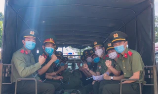 Các học viên lên đường chi viện chống dịch