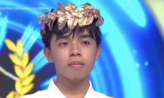 Nam sinh trường chuyên Lê Quý Đôn bứt tốc ấn tượng giành vòng nguyệt quế Olympia