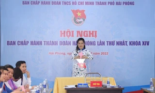 Cận cảnh hội nghị bầu cán bộ chủ chốt Thành Đoàn Hải Phòng nhiệm kỳ 2022-2027