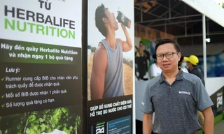 Ông Vũ Văn Thắng cùng vợ sẽ là cùng thi tài trên đường chạy Tiền Phong Marathon 2021. Ảnh: Xuân Tùng