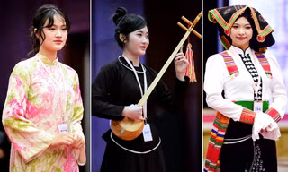 Nữ sinh dân tộc Tày, Thái khoe sắc với 'vẻ đẹp của sự thông minh'