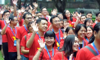 Các đại biểu tham dự Diễn đàn Trí thức trẻ Việt Nam toàn cầu năm 2019. Ảnh: Xuân Tùng