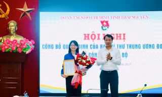 Công bố quyết định của Ban Bí thư Trung ương Đoàn về công tác cán bộ