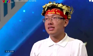 Nam sinh Thái Bình nghẹt thở giành chiến thắng Đường lên đỉnh Olympia
