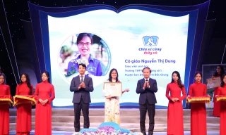 Tuyên dương 58 thầy giáo, cô giáo tiêu biểu 'Chia sẻ cùng thầy cô' 2023