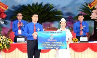 Toàn cảnh phiên trọng thể Đại hội Đoàn tỉnh Ninh Bình khóa XIV