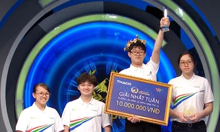 Nam sinh trường chuyên Sơn La giành chiến thắng trong trận tuần gay cấn ở Olympia 22