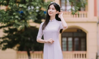 Hương Giang là nữ sinh năng động của trường THPT Phương Sơn. Ảnh: NVCC