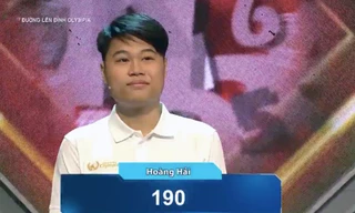 Nam sinh Hòa Bình lập kỷ lục hiếm gặp ở Đường lên đỉnh Olympia