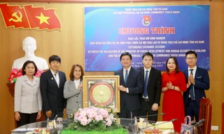 Tỉnh Đoàn Hà Nam làm việc với đoàn đại biểu Bộ An sinh Phát triển xã hội Thái Lan