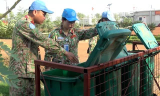 Nữ đại uý công binh Việt Nam lan toả màu xanh ở phái bộ UNISFA