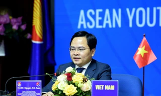 Anh Nguyễn Anh Tuấn dự và phát biểu tại chương trình. Ảnh: Xuân Tùng