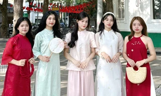 Gen Z rộn ràng hòa nhịp Tháng Áo dài Hà Nội