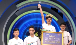 Nam sinh chuyên Ngoại ngữ thắng áp đảo giành vé thi quý Đường lên đỉnh Olympia 22