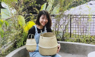 Cô gái 9X đưa làn cỏ từ quê ra phố, lan tỏa sống xanh đi chợ không rác