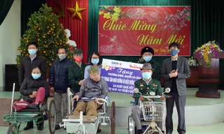 Nghĩa cử tri ân thương binh nặng ở Ninh Bình, Thái Bình