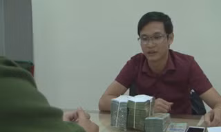 Đối tượng Phạm Văn Tới tại cơ quan Công ạn