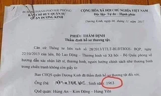 Hải Phòng xác minh việc cựu quân nhân 2 tuổi nhập ngũ, 7 tuổi xuất ngũ