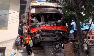 Vụ xe khách mất phanh đâm 5 người thương vong tại Bãi Cháy: Khởi tố tài xế