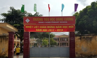 Trường Tiểu học Đặng Cương, nơi xảy ra sự việc