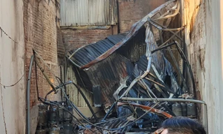 Ngôi nhà ở Hải Phòng bị thiêu rụi sau tiếng nổ lớn