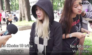 Hình ảnh Huỳnh Giao cắt từ clip bóc giá quần áo ồn ào.