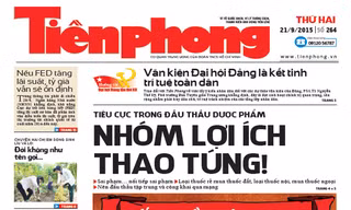 Thông báo về việc chuyển đổi địa chỉ đặt báo Tiền Phong