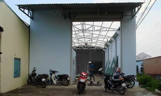 Căn nhà mới chiều 9/12. Ảnh: Thanh Phong.