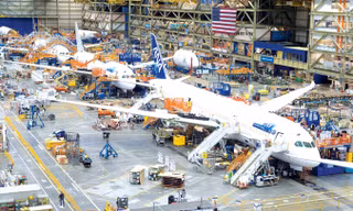 Hãng Boeing của Mỹ sẽ thiệt hại nặng nề nếu chiến tranh thương mại Mỹ-Trung leo thang. Ảnh: heraldnet.com.