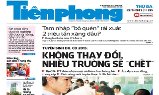 Thông báo về việc chuyển đổi địa chỉ đặt báo Tiền phong