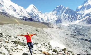 Phạm Duy Cường “bay nhảy” trên nóc nhà thế giới.