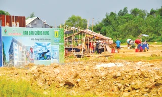 Dự án dân cư thương mại, dịch vụ xã Phước Tân của vợ chồng bà phó Bí thư Tỉnh ủy Đồng Nai. Ảnh: Văn Minh.