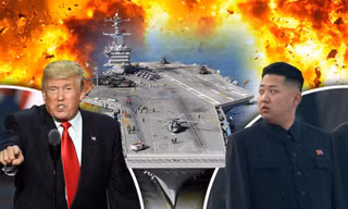 Đợt tấn công của Mỹ vào Syria vừa qua được cho là cách Tổng thống Donald Trump đánh tín hiệu đến Triều Tiên trước thềm cuộc gặp thượng đỉnh sắp tới. Ảnh: Daily Star.