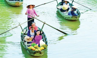 Về vùng sông nước miền Tây. Ảnh: Huy Nguyễn.