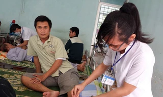 Rắn lục đuôi đỏ xuất hiện tại Bình Định