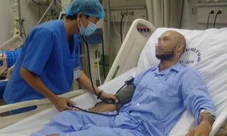 Bệnh nhân T. hồi phục sức khỏe sau khi được điều trị.