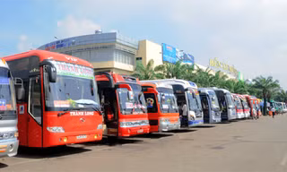 Bến xe miền Đông.