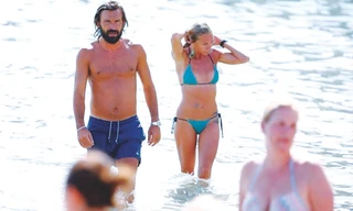 Pirlo cùng bồ mới vừa có kỳ nghỉ hạnh phúc tại Tây Ban Nha.