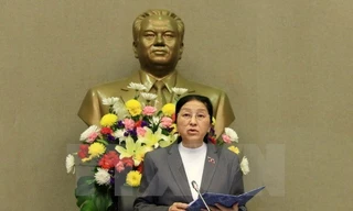 Chủ tịch Quốc hội Lào Pany Yathotou. (Nguồn: TTXVN)