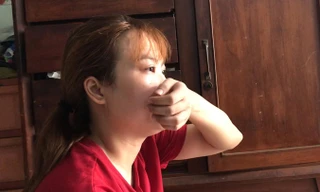 Chị Hân em gái anh Nam. Ảnh: Ngô Bình.