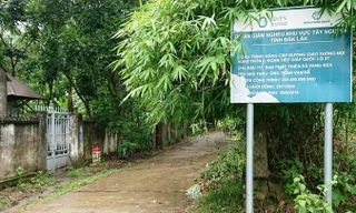 Ðường bê tông gần 270 triệu đồng bên trong chỉ có 1 hộ dân ở.