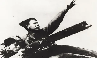 Cảnh phim Chapaev.