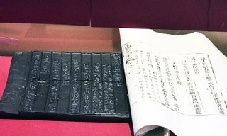 Một phiên bản Mộc bản khẳng định chủ quyền của Việt Nam ở Hoàng Sa.