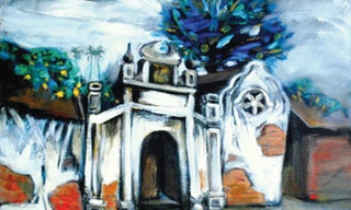 Làng Cựu - Đỗ Phấn (Sơn dầu/ 65x75cm/ 2012/ Sưu tập cá nhân ở Ý).