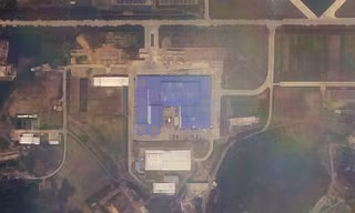 Dựa vào tấm ảnh vệ tinh này, Mỹ nói CHDCND Triều Tiên đang chế tạo các tên lửa đạn đạo mới. Ảnh: Washiongton Post.