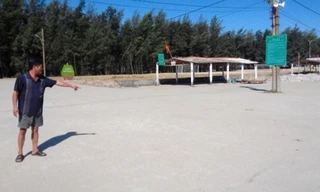 Vị trí ông Lành bị đâm dẫn đến tử vong. Ảnh: Ngọc Văn