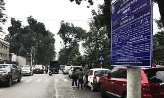 Đỗ xe iParking trên các tuyến phố nội đô.