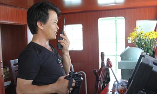 Sử dụng Icom trên tàu vỏ sắt mới.