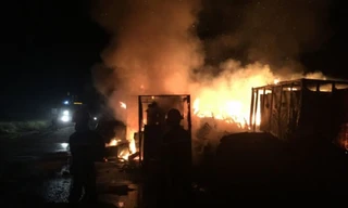 Dự án thép nghìn tỷ bỏ hoang bị cháy trong đêm